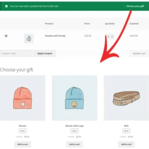 Woocommerce Buy One Get One Free