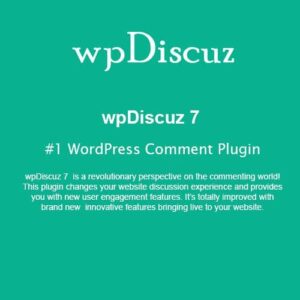 wpDiscuz (Pre-Activated)