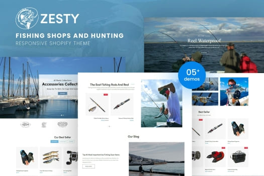 ZestyFish – Fishing Shop Responsive Shopify Theme
