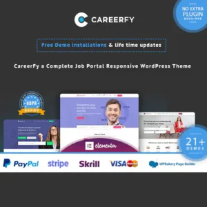 Careerfy Theme – Job Board WordPress Theme