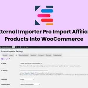 External Importer Pro – Import Affiliate Products Into WooCommerce