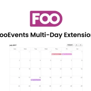 FooEvents Calendar Extension