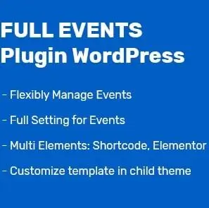 FullEvents – Event Plugin WordPress