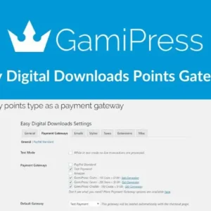 GamiPress Easy Digital Downloads Points Gateway