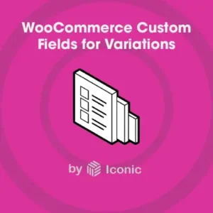 WooCommerce Custom fields for Variations – IconicWP