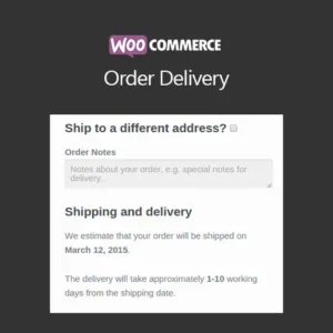 WooCommerce Order Delivery