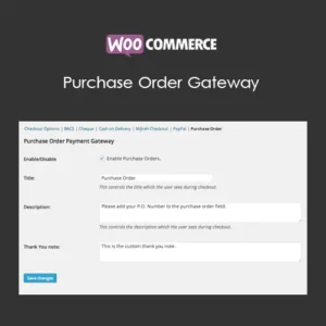 WooCommerce Purchase Order Gateway Extension