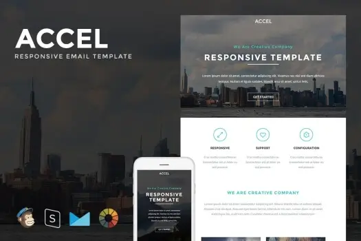 Accel – Responsive Email + StampReady Builder | Email Templates