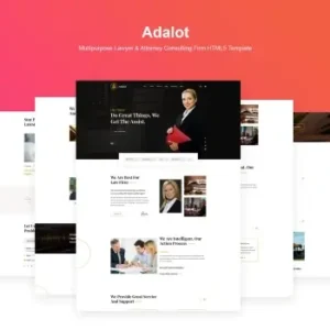 Adalot | Lawyer Consulting Firm HTML5 Template