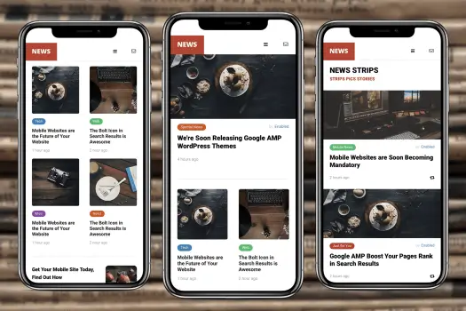 AMP News Mobile | Google AMP Mobile News Template