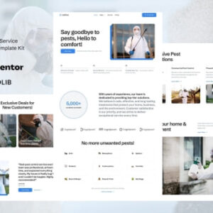 AntiPest – Pest Control Service Elementor Template Kit