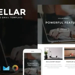 Atellar – Responsive Email + StampReady Builder | Email Templates