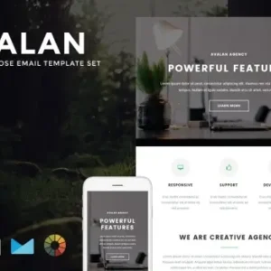 Avalan – Responsive Email + StampReady Builder | Email Templates