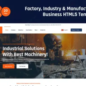 Axima – Factory and Industry HTML5 Template