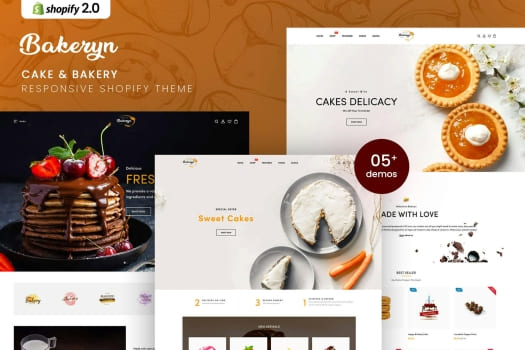 Bakeryn – Cake & Bakery Responsive Shopify Theme