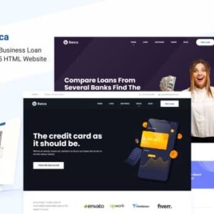 Banca – Banking & Business Loan HTML Template