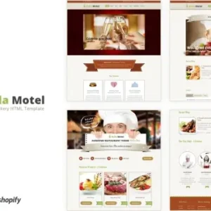Bella Motel – Restaurant & Bakery Responsive HTML