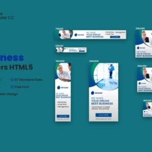 Business Web Banners Ad HTML5 – Animate CC | HTML Template