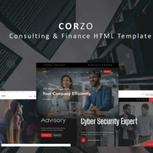 Corzo – Consulting & Finance HTML Template