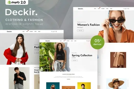 Deckir – Clothing & Fashion Shopify 2.0 Theme