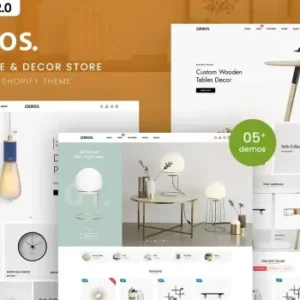 Deros – Furniture & Decor Responsive Shopify Theme