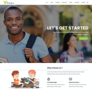 Edubiz – Powerful Education, Courses Drupal Theme