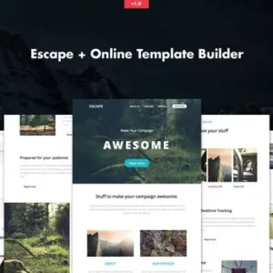 Escape – Responsive Email + Template Builder | Email Templates
