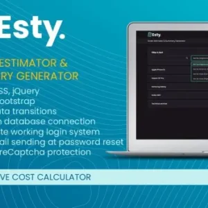 Esty | Order Estimator and Summary Generator | Landing Page Templates