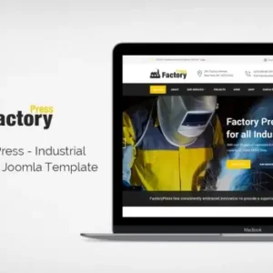 FactoryPress – Industrial Business Joomla Template