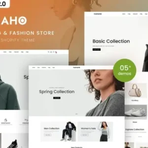 Fashaho – Clothing & Fashion Shopify 2.0 Theme