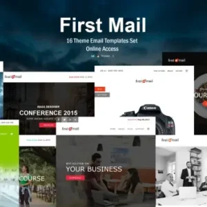First Mail – 16 Unique Theme Email Templates Set