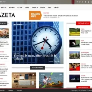 Gazeta – News & Magazine Drupal 8 Theme | Drupal Theme