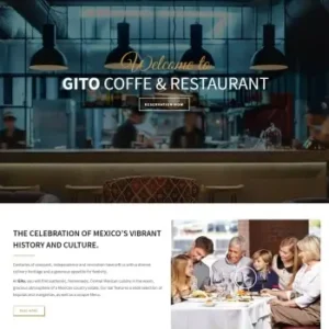 GITO – Cafe & Restaurant Drupal Theme