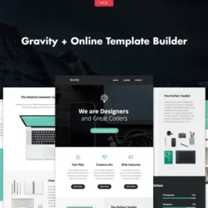 Gravity – Responsive Creative Email + Builder | Email Templates