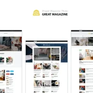 Great Magazine – Responsive Magazine News Drupal
