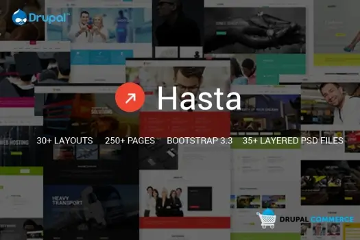 Hasta – Multipurpose Responsive Commerce Theme | Drupal Theme