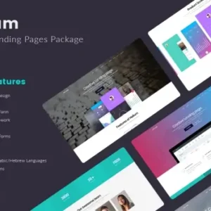 Helium – 10 in 1 Landing Pages HTML Template