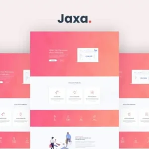 Jaxa – Startup and SaaS Template | Landing Page Templates