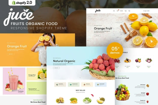 Juce – Fruits Organic Food Shopify Theme