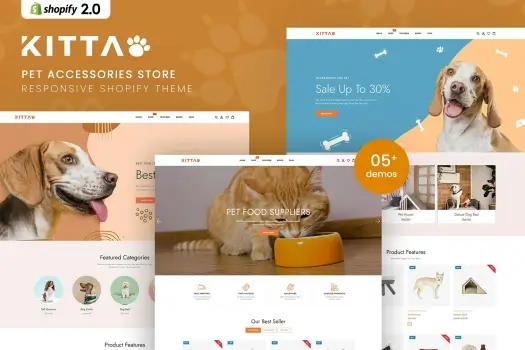 Kitta – Pet Accessories Store Shopify 2.0 Theme