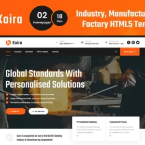 Koira – Industry and Manufacturing HTML5 Template