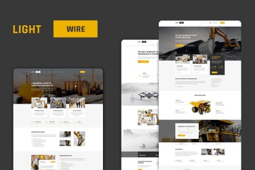 Lightwire | HTML5 template
