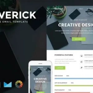 Maverick – Responsive Email + StampReady Builder | Email Templates