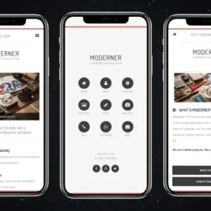 Moderner Mobile | Mobile Template & Google AMP | HTML Template