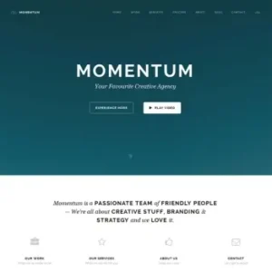 Momentum – Simple Creative OnePage Joomla Template