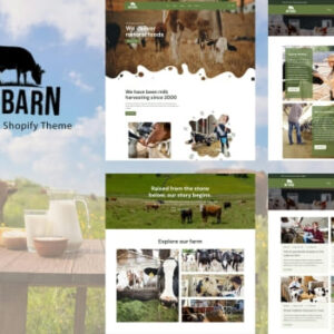 Mybarn – Organic Food, Milk Store Shopify Theme
