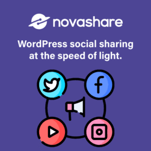 Novashare – WordPress Social Sharing Plugin