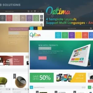 Optima – Responsive Multi Store Joomla 3 Template