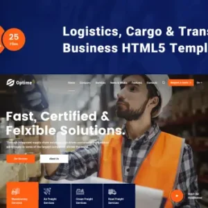 Optime – Logistics & Transportation HTML5 Template
