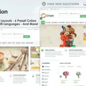 Orion :: Businesses & e-Commerce Joomla Template